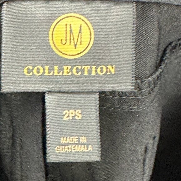 JM Collection Tummy Control Comfort Waist Straight Leg Curvy Fit Pant -size 2P - Picture 5 of 11